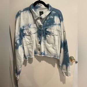 Wild Fable tie dye denim jacket